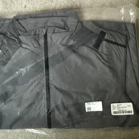 Team365 Unisex Conquest Mesh Lining Jacket – Grey, Lightweight & Waterproof - Picture 3 of 6